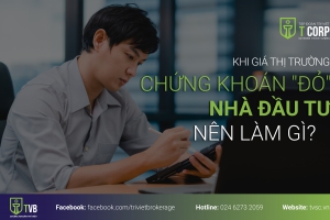 KHI GIÁ THỊ TRƯỜNG CHỨNG KHOÁN “ĐỎ”, NHÀ ĐẦU TƯ NÊN LÀM GÌ? 